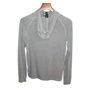 Free Fly Bamboo Lightweight Hoodie Youth M (10/12) Gray Performance Thumbholes